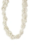 Effy Freshwater Pearl Necklace In White