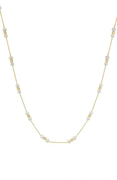 Effy Freshwater Pearl Necklace In White