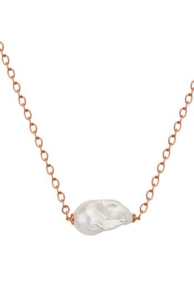 Effy Freshwater Pearl Pendant Necklace In Gold