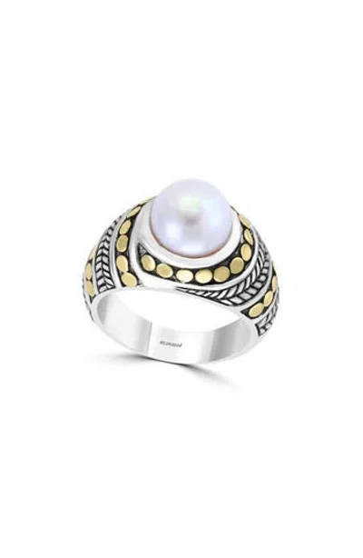 Effy Freshwater Pearl Ring In Metallic