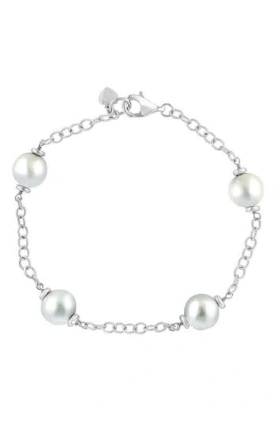 Effy Freshwater Pearl Station Bracelet In Metallic
