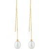 Effy Freshwater Pearl Threader Drop Earrings