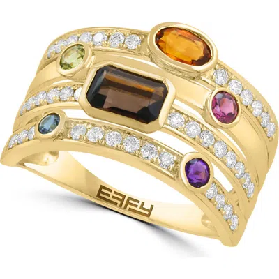 Effy Gold Plated Multi-stone Statement Ring