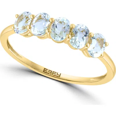 Effy Gold Plated Sterling Silver Gemstone Band Ring