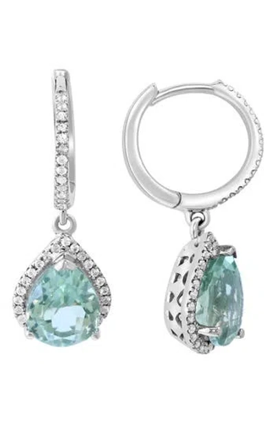 Effy Green Zircon & Diamond Drop Earrings In Brown