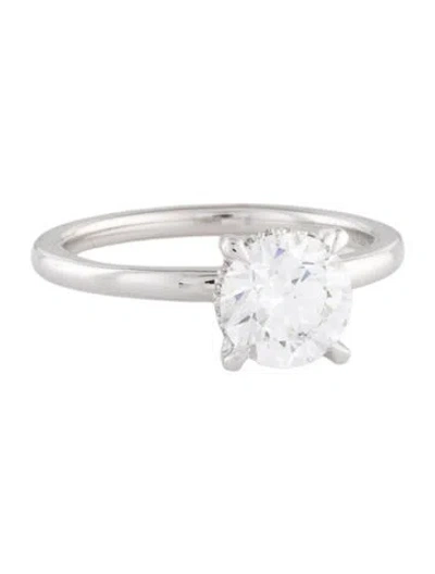Pre-owned Effy Jewelry 14k 1.52ct Lab-grown Diamond Engagement Ring In Multi