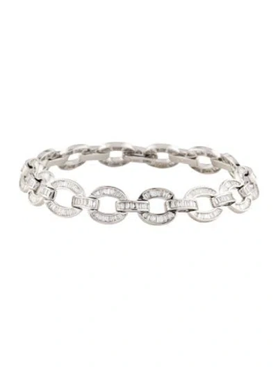 Pre-owned Effy Jewelry 14k 2.63ctw Diamond Link Bracelet, 7" In Multi
