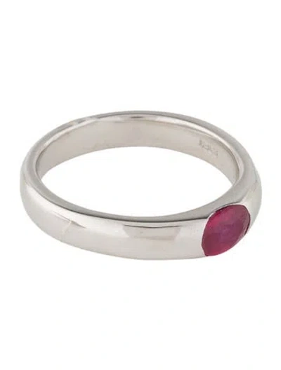 Pre-owned Effy Jewelry 14k Ruby Band In Multi