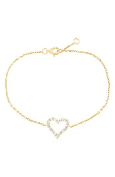 Effy Lab Grown Diamond Heart Bracelet In Orange