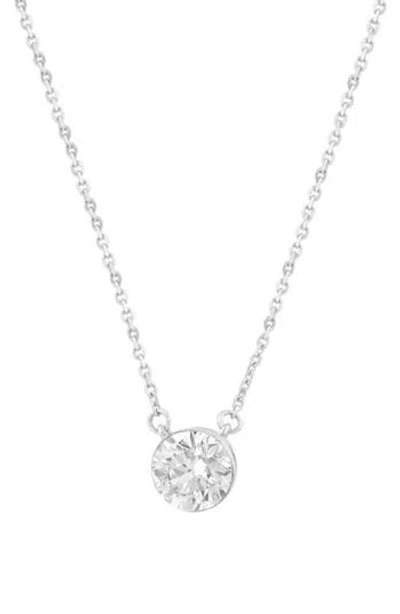 Effy Lab Grown Diamond Pendant Necklace In Silver