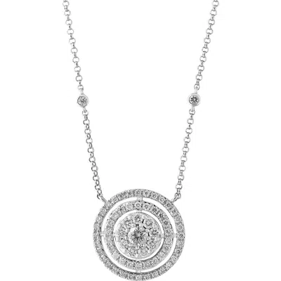 Effy Lab Grown Diamond Sterling Silver Pendant Necklace