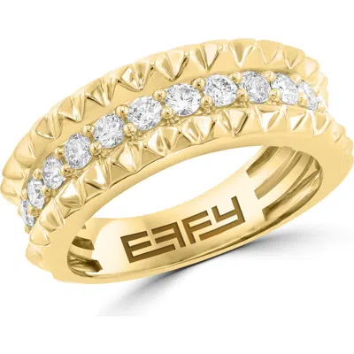 Effy Lab-grown Diamond Band Ring In Gold