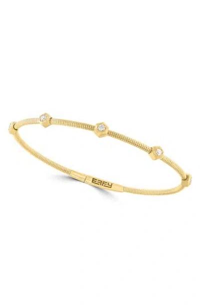 Effy Lab-grown Diamond Chain Bracelet In Gold