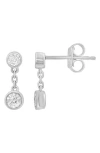 Effy Lab-grown Diamond Drop Earrings In Silver