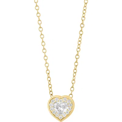 Effy Lab-grown Diamond Heart Pendant Necklace In Neutral