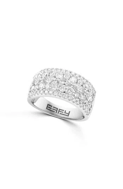Effy Lab-grown Diamond Ring In Metallic
