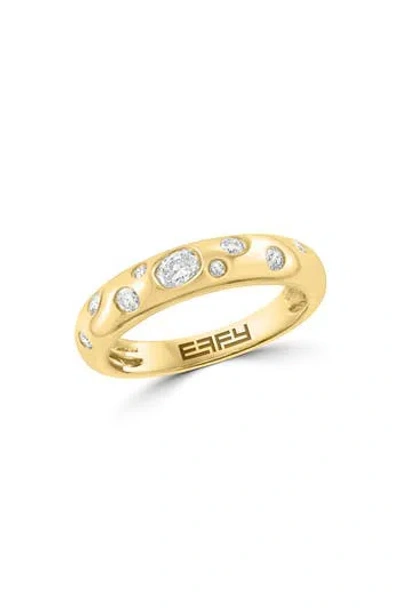 Effy Lab-grown Diamond Stacking Ring In Gold