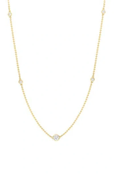 Effy Lab-grown Diamond Station Chain Necklace In Gold
