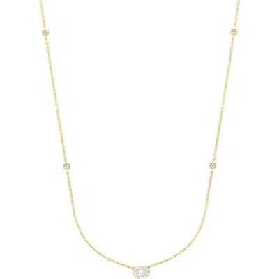 Effy Lab-grown Diamond Station Necklace In Gold