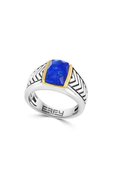 Effy Lais Lazuli Ring In Metallic