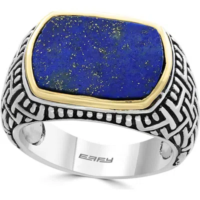 Effy Lapis Lazuli Signet Ring In Blue