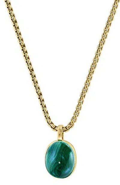 Effy Malachite Pendant Necklace In Green