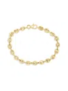 Effy Men's 14k Goldplated Sterling Silver Link Bracelet In Silver