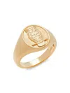 Effy Men's 14k Goldplated Sterling Silver Ring In Silver