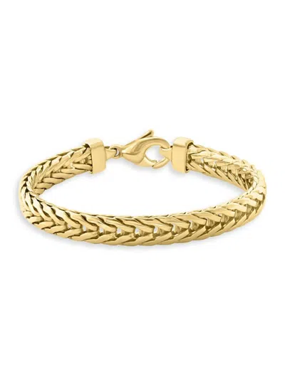 Effy Men's 14k Goldplated Sterling Silver Textured Bracelet