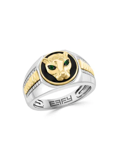 Effy Men's 14k Two Tone Gold & Multistone Ring