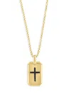 Effy Men's 14k Yellow Gold & 0.12 Tcw Diamond Pendant Necklace In Yellow Gold