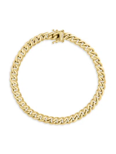 Effy Men's 14k Yellow Gold Cuban Chain Bracelet