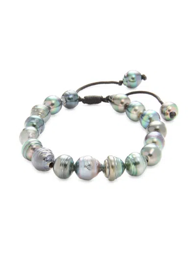 Effy Men's 8-10mm Tahitian Pearl Bracelet