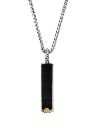 Effy Men's Gento 18k Yellow Gold & Sterling Silver Pendant Necklace