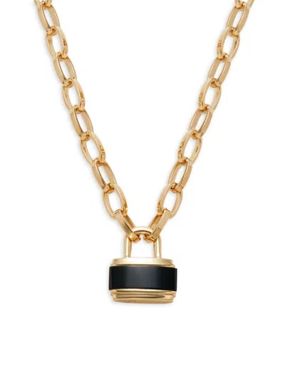 Effy Men's Goldplated Sterling Silver & Onyx Necklace