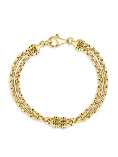 Effy Men's Goldplated Sterling Silver Double Strand Chain Bracelet