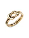 Effy Men's Goldplated Sterling Silver Knot Ring In Silver