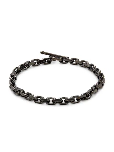 Effy Men's Gunmetal Tone Sterling Silver Chain Bracelet