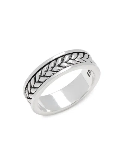 Effy Men's Sterling Silver Textured Ring