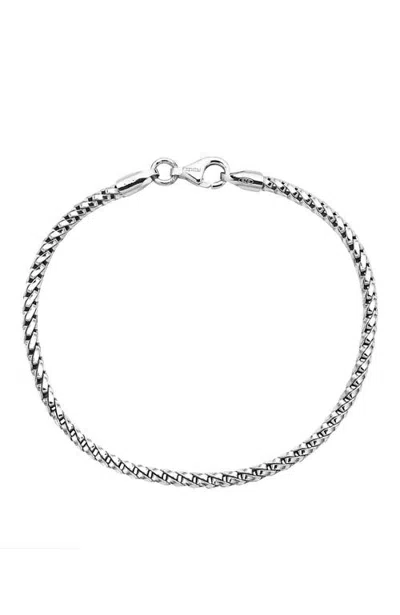 Effy Minimalist Chain Bracelet In Sterling Silver In Metallic