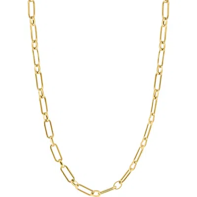 Effy Mixed Link Layered Necklace In Gold-plated Sterling Silver