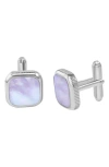 Effy Mother-of-pearl Cuff Links In Silver