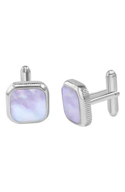 Effy Mother-of-pearl Cuff Links In Silver