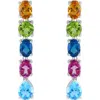 Effy Multi Stone Drop Earrings In Multi