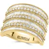 Effy Multi-row Pavé Diamond Statement Ring In Gold