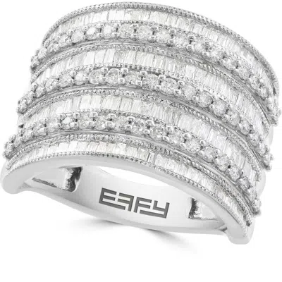 Effy Multi-row Pavé Diamond Statement Ring In Metallic