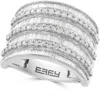 Effy Multi-row Pavé Diamond Statement Ring In Silver