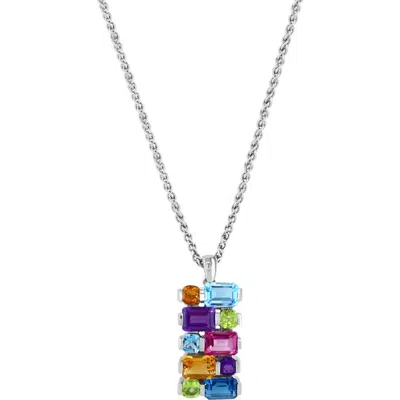 Effy Multistone Pendant Necklace