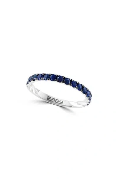 Effy Natural Stone Ring In Blue Sapphire/silver