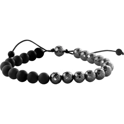 Effy Onyx & Hematite Bead Bracelet In Black